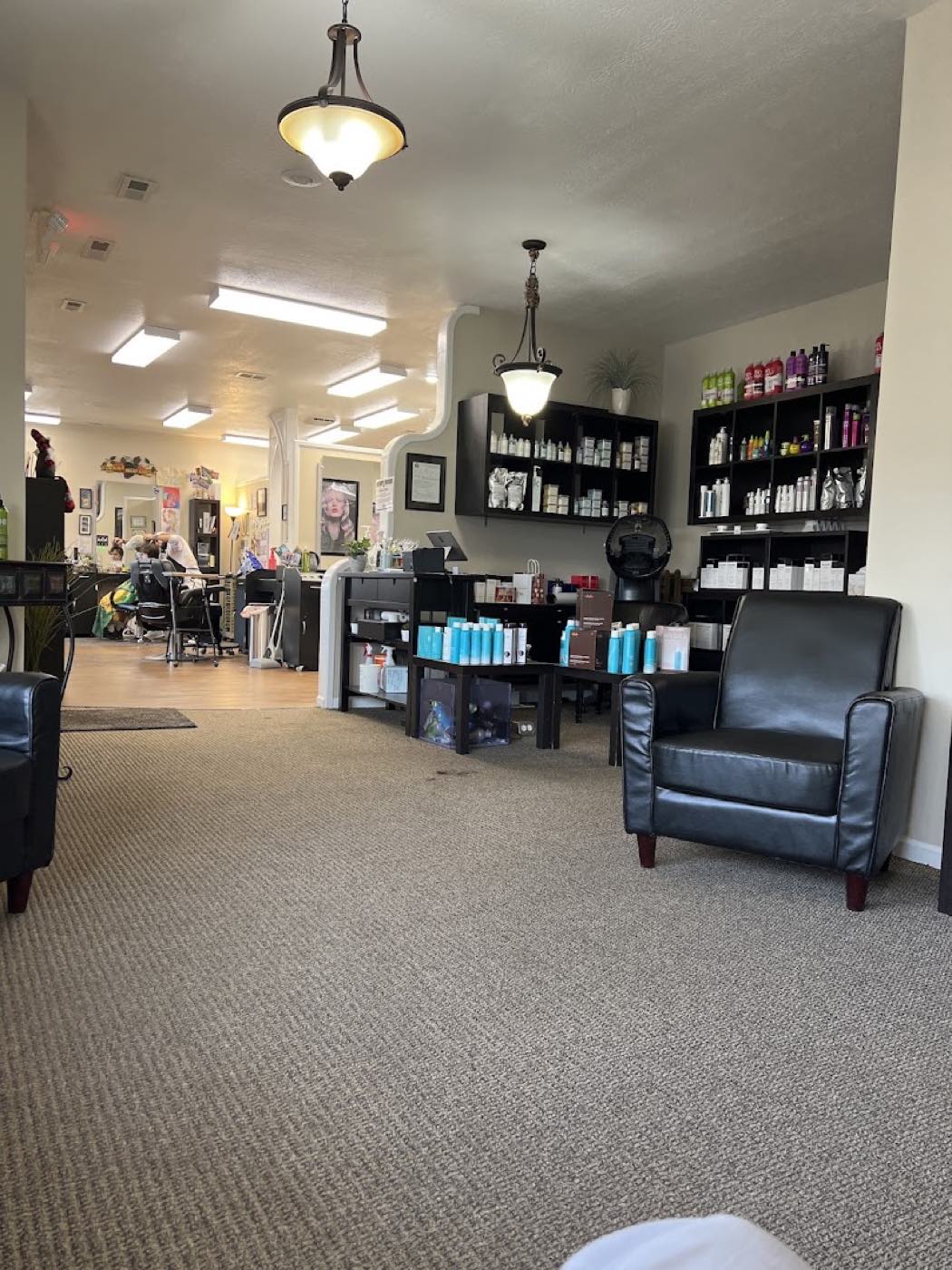 Interior of Kokoro Hair Studio, Columbus Ohio
